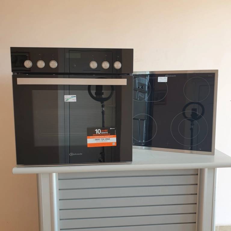 Комплект фурна за вграждане с плот BAUKNECHT Heko Black Tango HI5 EP8VS2 ES, 65 л. , пиролиза