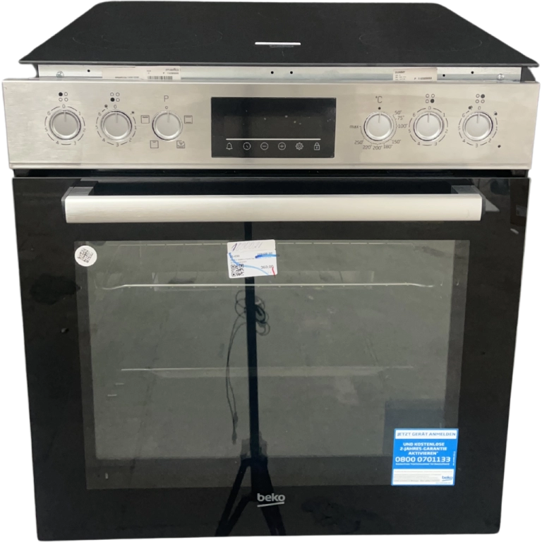 Комплект фурна + стъклокерамичен плот Beko BBUC1132T0X