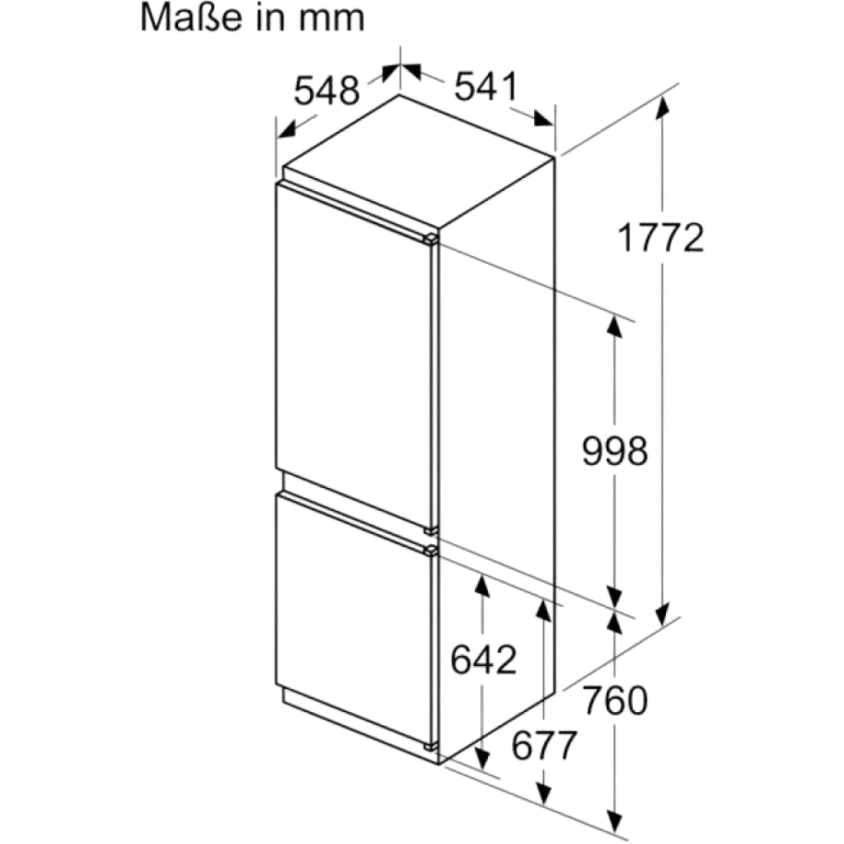 Хладилник за вграждане Bosch KIN86VSE0