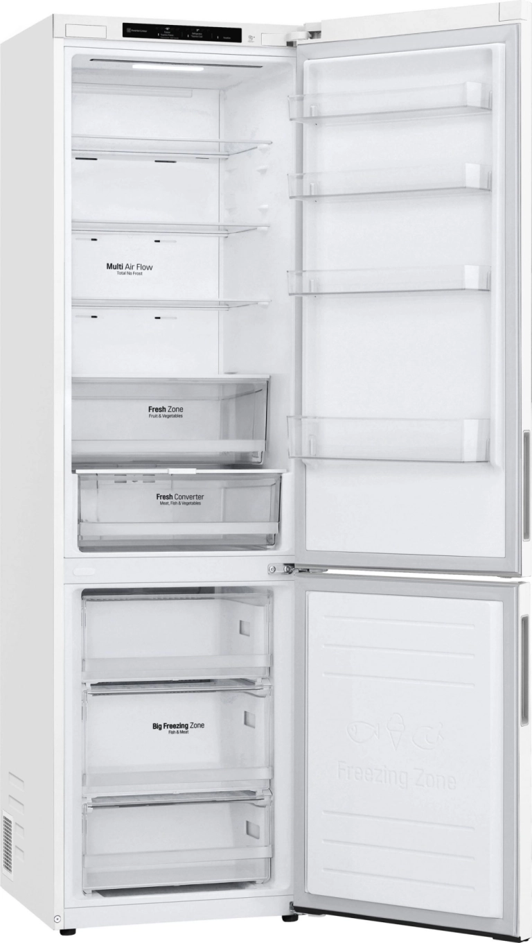 Комбиниран хладилник LG GBP62SWNAC 203см.