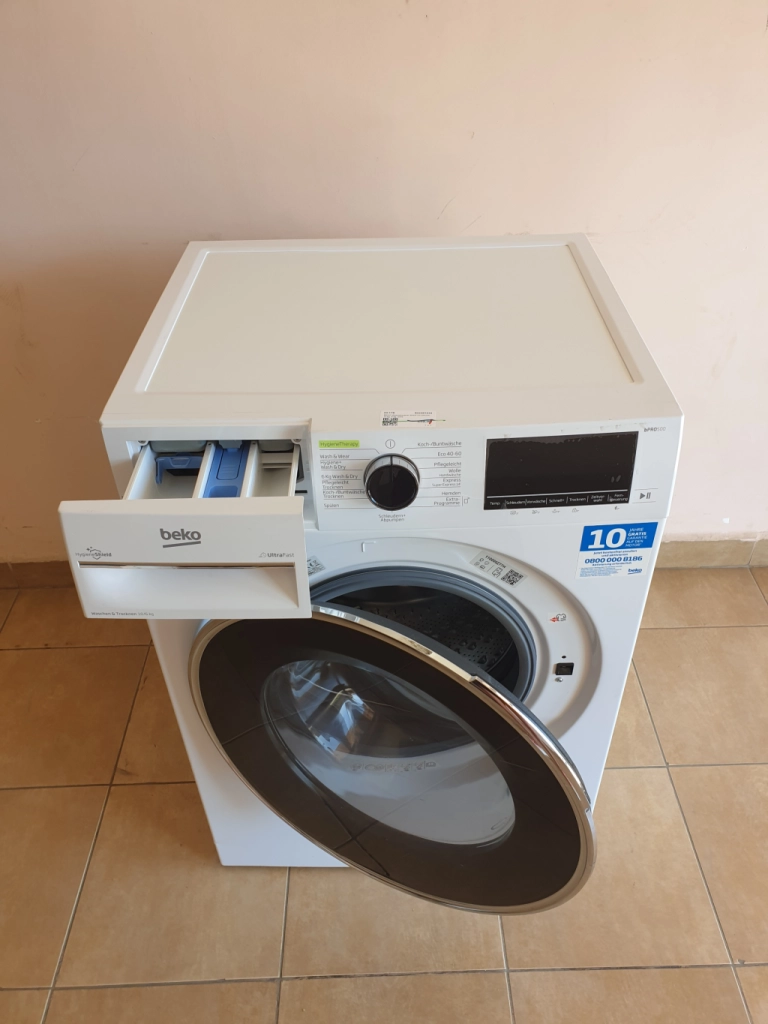 Пералня със сушилня BEKO B3DFT510442W, 10/6 кг, 1400 об./мин.