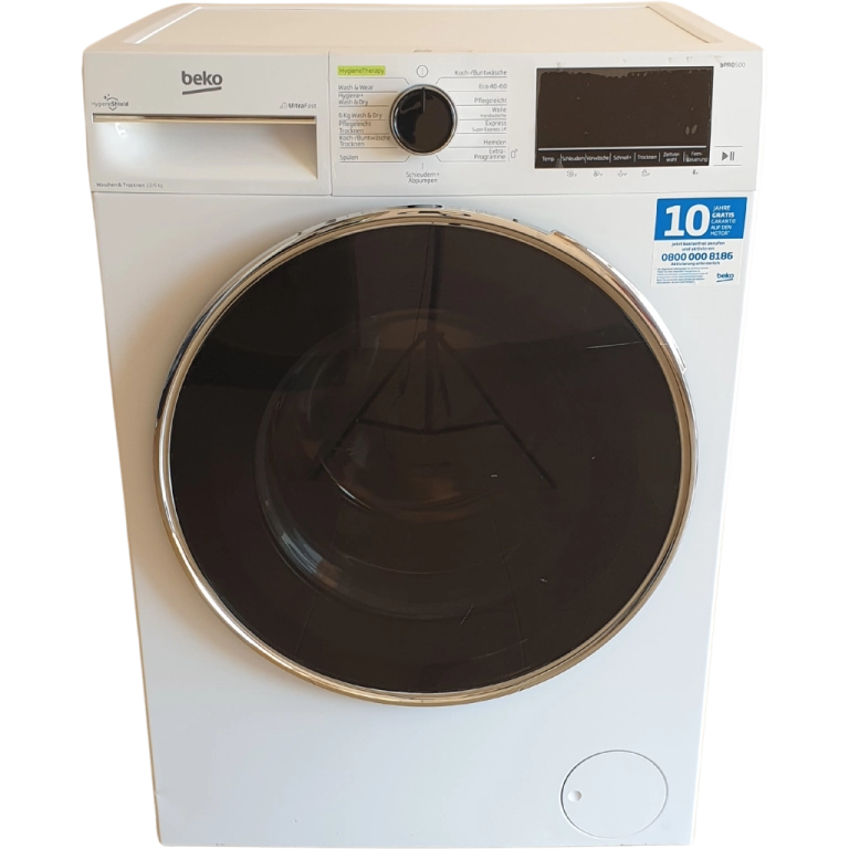 Пералня със сушилня BEKO B3DFT510442W, 10/6 кг, 1400 об./мин.